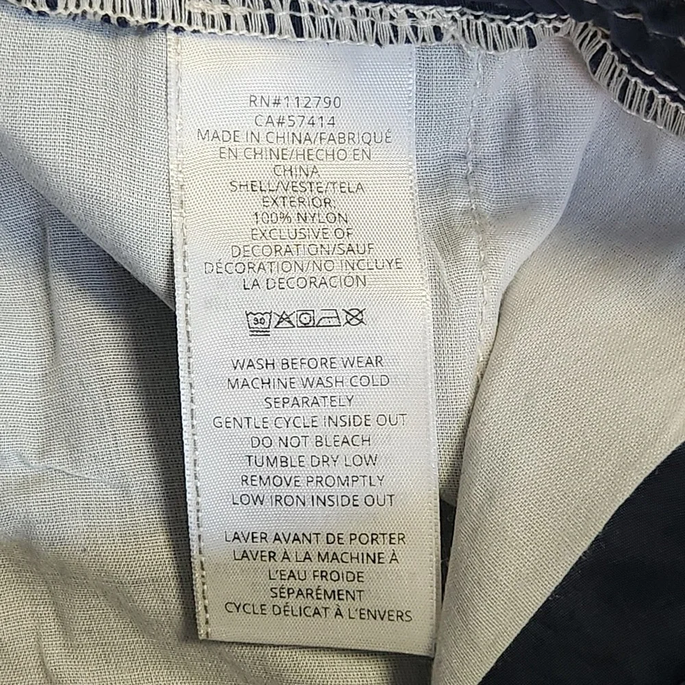 New True Religion 32 Vinny Ultra Baggy Nylon Pants Navy Blue Men's